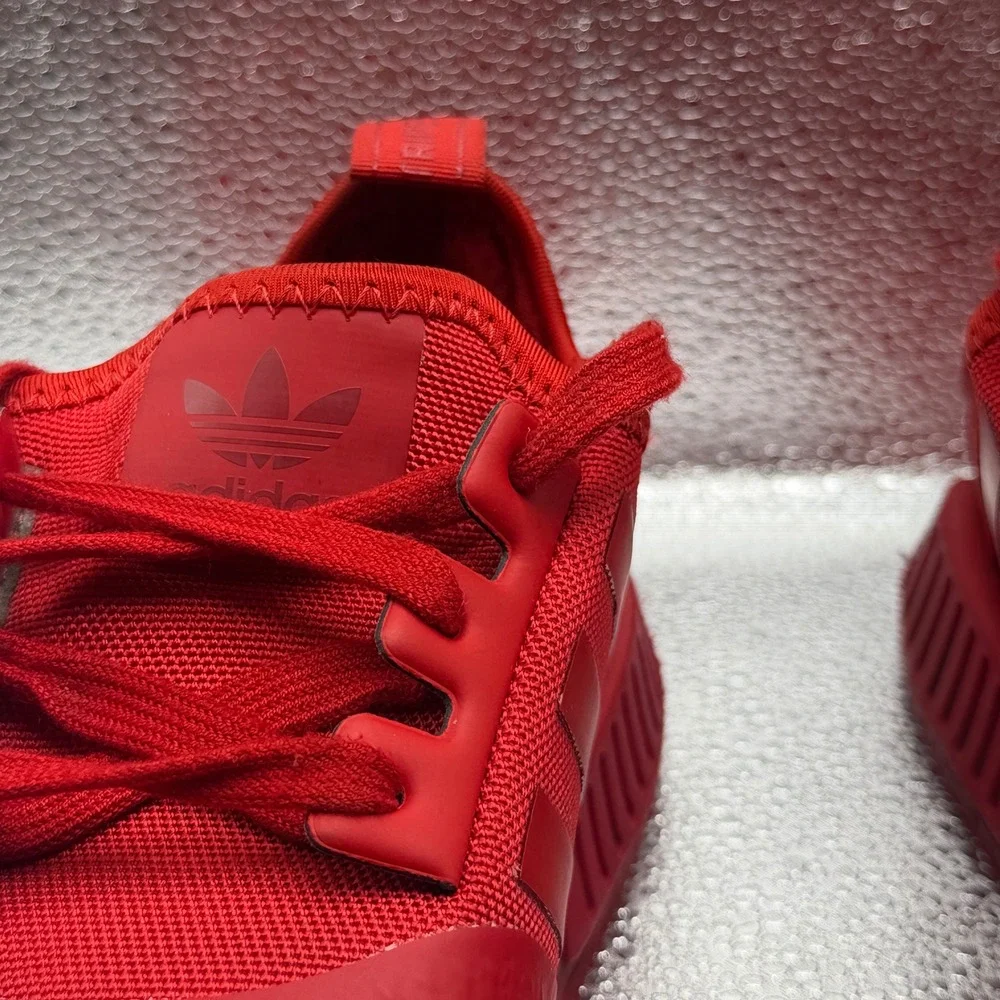 Size 8 Adidas NMD R1 Sneakers Mens Red Good Triple Red FV9017 Boost Runner